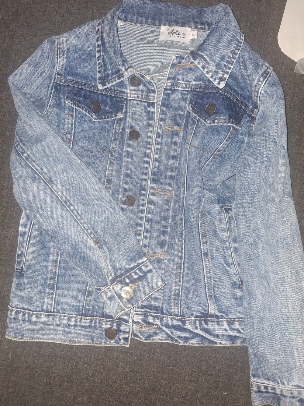 lola Light Wash Blue Denim Jacket - Men's Casual Trucker